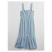 Modré dámske šaty GAP denim dress