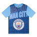 Manchester City detské pyžamo text navy