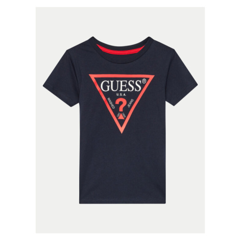 Guess Tričko N73I55 K8HM0 Tmavomodrá Regular Fit