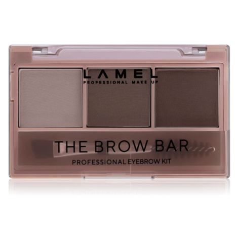 LAMEL BASIC The Brow Bar paleta pre líčenie obočia s kefkou #401
