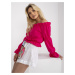 Pink blouse RUE PARIS with ruffles