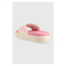 Šľapky adidas Dámske, ružová farba, na platforme