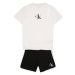 Calvin Klein Underwear Pyžamo  čierna / biela