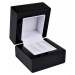 JK Box Drevená krabička na náušnice alebo snubné prstene BB-2 / NA / A25