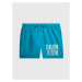 Pánske stredné plavecké šortky so sťahovacou šnúrkou KM0KM00794 CVZ sv. modrá - Calvin Klein