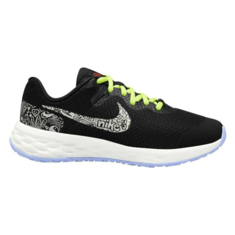 Nike REVOLUTION 6 NN JP Detská bežecká obuv, čierna, veľkosť 35.5