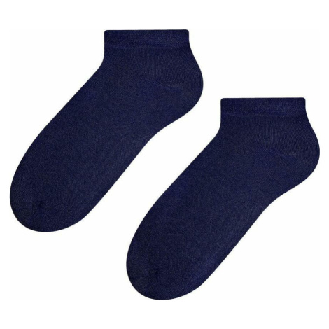 NÁMORNÍCKY MODRÉ ČLENKOVÉ DÁMSKE PONOŽKY ART. 052 ART. 052 UX23, NAVY BLUE Steven