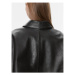 Calvin Klein Kožená bunda K20K206312 Čierna Relaxed Fit