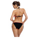 KORALOVÉ BIKINY ČIERNYM LEMOVANÍM JANETTE NECTARINE M-547 (8)