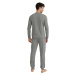 Pánske pyžamo 40951 Universal - HENDERSON šedá