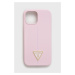 Puzdro na mobil Guess Iphone 13 Mini 5,4 ružová farba