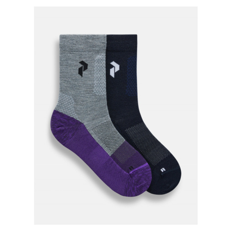 Ponožky Peak Performance Hiking Sock 2-Pack Modrá