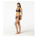 Aloha From Deer Nocturnal Glow Bikiny s výstrihom BTH AFD814 Black