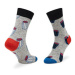 Happy Socks Ponožky Vysoké Unisex SNP01-9700 Sivá