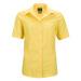 James & Nicholson Dámska košeľa s krátkym rukávom JN643 - Žltá