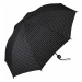 Esprit Dámsky skladací dáždnik Mini Basic printed čierny s bodkami a srdiečkami