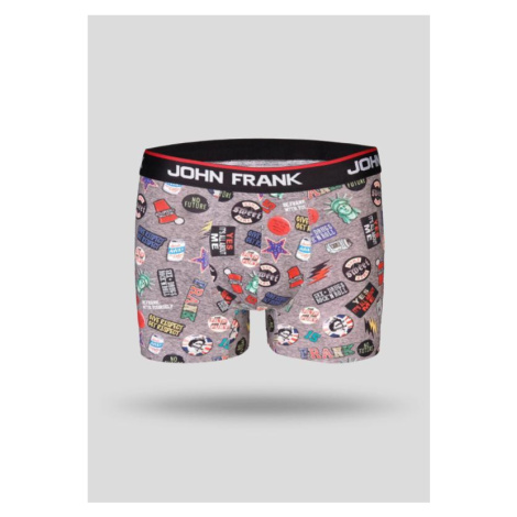 Pánske boxerky John Frank JFBD200 tisk