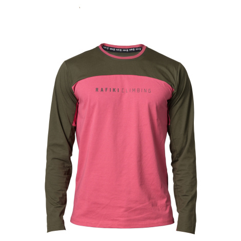 Rafiki Pitone Pánske tričko dlhý rukáv 10025548RFX earth red/rosin