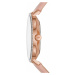 Michael Kors Analógové hodinky 'MK2803'  ružové zlato / staroružová / biela