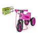 Teddies FUNNY WHEELS Rider SuperSport fialové 2v1+popruh 28/30cm