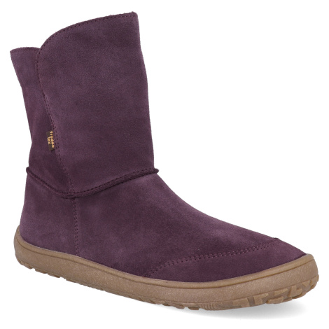 Barefoot čižmy Froddo - Tex Suede Purple fialové