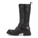 Tommy Hilfiger Čižmy Cool Monochromatic Bikerboot FW0FW07338 Čierna