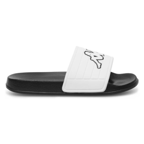 Biele chlapčenské šľapky a žabky