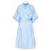 Imperial Košeľové šaty ABVNBGV Modrá Regular Fit