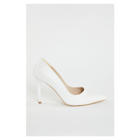 Trendyol White Stiletto Women's Heeled Shoes