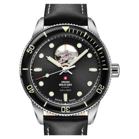 Swiss Military SMA34106.15 Automatic Open-Heart Diver 42mm 20ATM