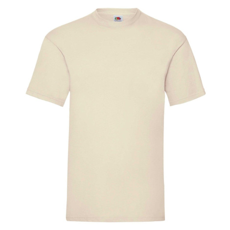 Beige Men's T-shirt Valueweight Fruit of the Loom