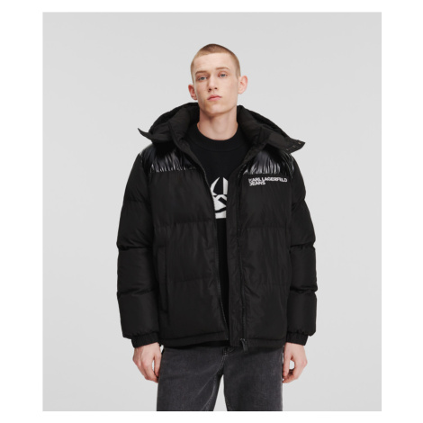 Bunda Karl Lagerfeld Jeans Klj Puffer Jacket Black/Shiny Black