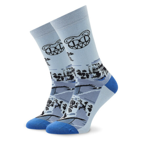 Stereo Socks Ponožky Vysoké Unisex Computter Says No Modrá