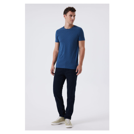 Pánske polo tričko Lee Cooper Polite 1 s golierom, indigo