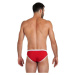 Arena icons swim brief solid red/white xl - uk38