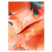 Oranžové pánske kvetované plavky Ombre Clothing