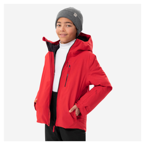 Detská lyžiarska bunda 550 nepremokavá červená