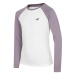 Dievčenské tričko HJZ22 JTSDL001 51S Ecru s fialovou - 4F ecru-violet