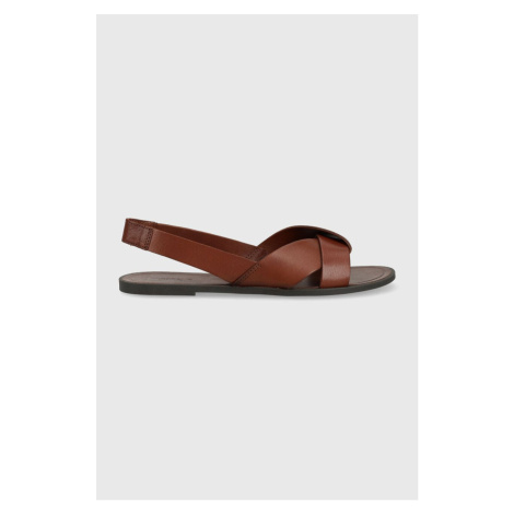 Kožené sandále Vagabond Shoemakers TIA 2.0 dámske, hnedá farba, 5531.001.27,
