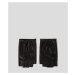 Rukavice Karl Lagerfeld K/Signature Rocky Glove Čierna
