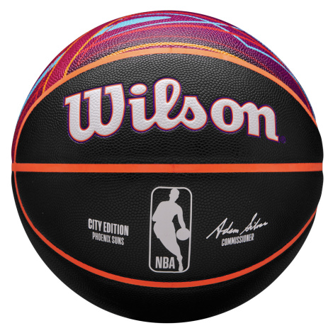 Wilson 2023 NBA Team City Collector Phoenix Suns Size - Unisex - Lopta Wilson - Čierne - WZ40241