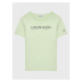 Calvin Klein Jeans Tričko Institutional IU0IU00298 Zelená Regular Fit