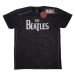 The Beatles tričko Drop T Logo Čierna