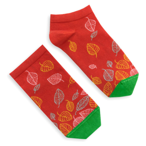 Banana Socks Unisex's Socks Short Leaves