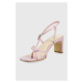 Kožené sandále Vagabond Shoemakers Luisa ružová farba