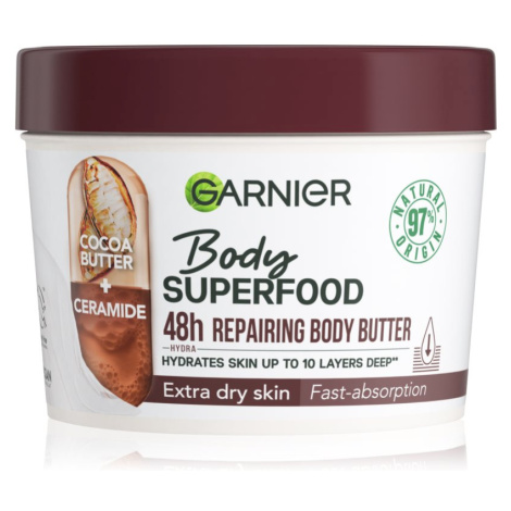 Garnier Body SuperFood výživné telové maslo s kakaom