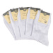 Star Socks Bavlnené ponožky set 5 - dámske biele