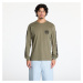 Tričko Horsefeathers Tall Typo Long Sleeve T-Shirt Burnt Olive