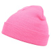 Basic Flap Beanie neonpink