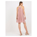 Dusty pink one-size sundress without sleeves